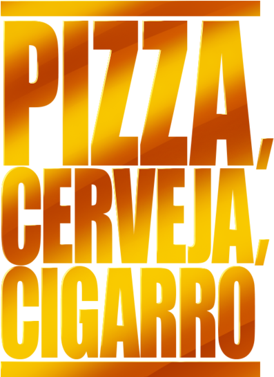 Pizza, Cerveja, Cigarro - Orange (1280x544), Png Download