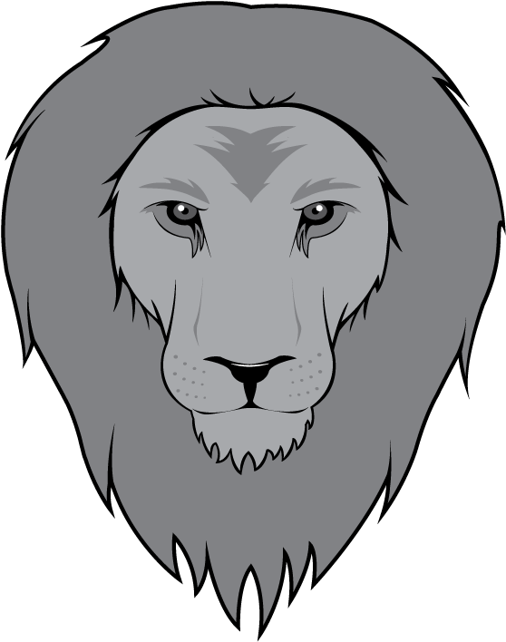 Just Created A Brand New Lion Head Logo For A Good - Illustration (613x744), Png Download
