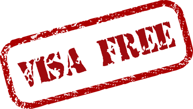 Visa Free Logo Png (800x453), Png Download