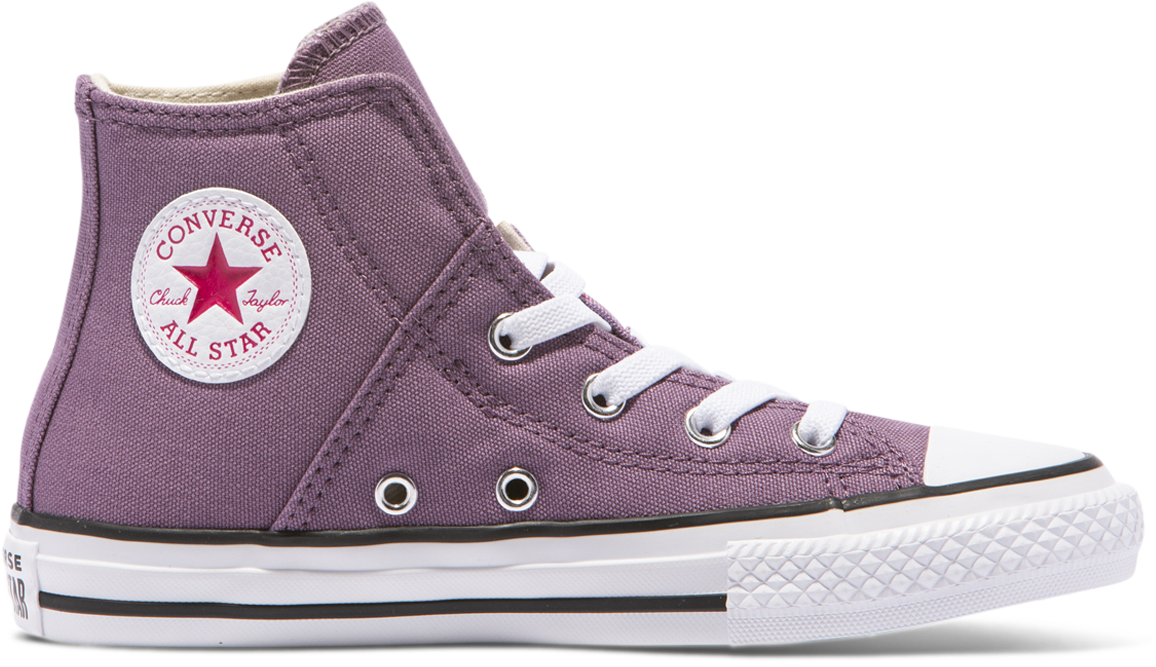 Chuck Taylor All Star Pull-zip Junior High Top Violet - Converse All Star (1200x1200), Png Download