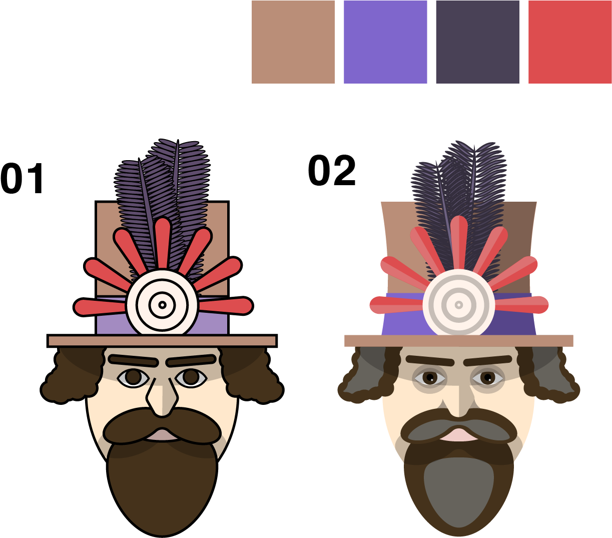 With Emperor Norton , The San Francisco Skyline From - Cartoon (1340x1324), Png Download