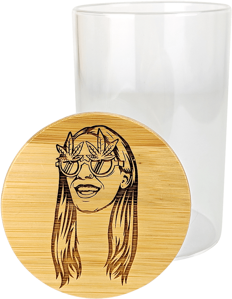 Jessimae “being Blunt” Stash Jar - Sketch (1024x1024), Png Download