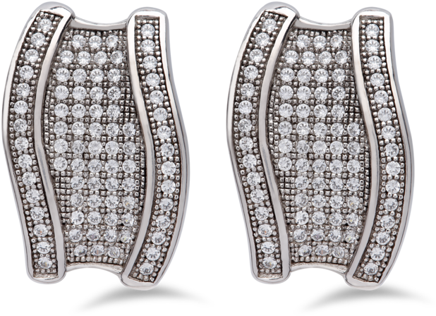 Embellished Stud Earrings - Earrings (640x960), Png Download