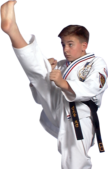 Teen Boy Karate Kicking - Boys Teenagers Martial Arts Png (480x704), Png Download
