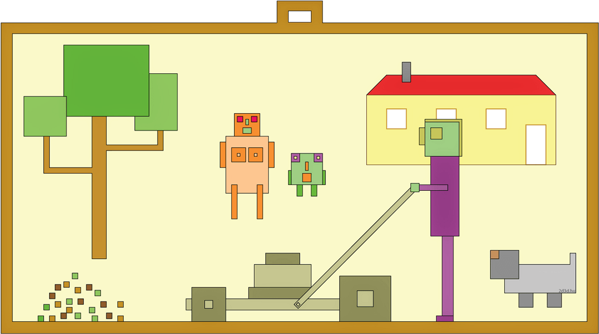 Cube Family - House (1254x696), Png Download