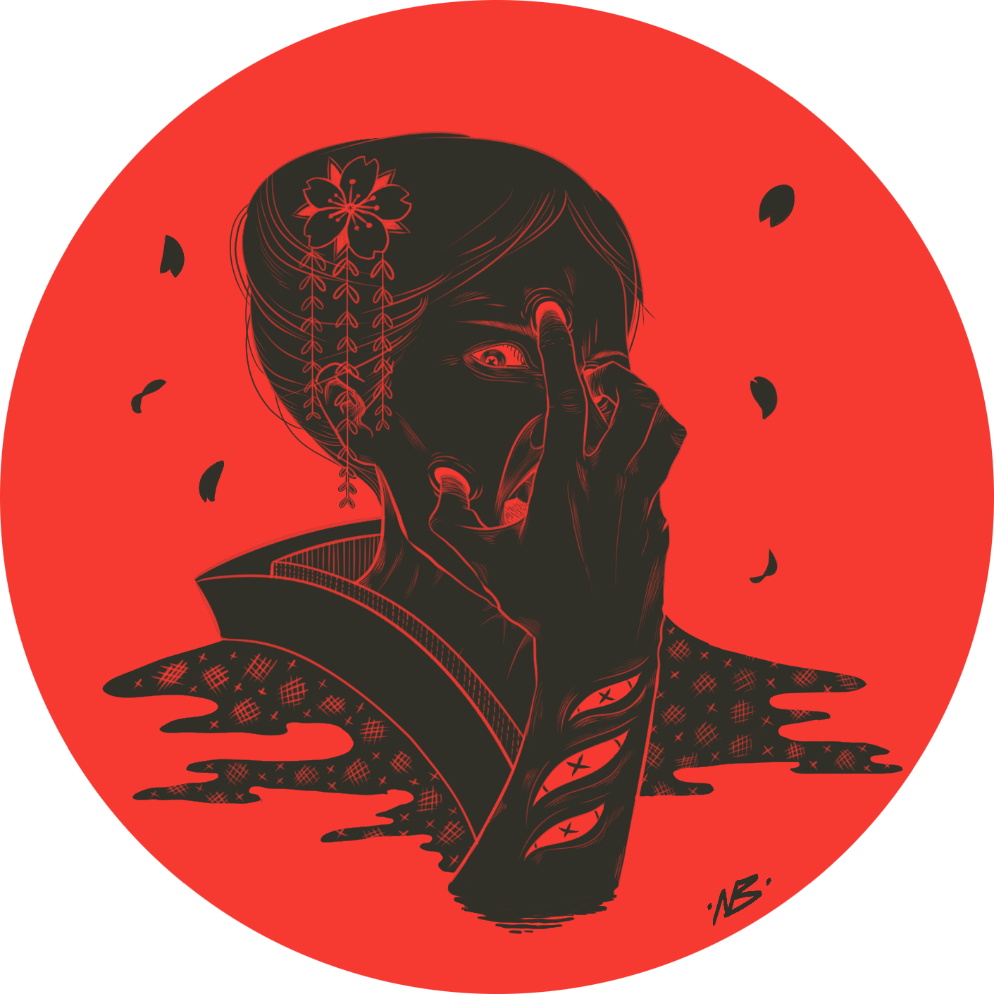 Nana Blank Illustrator - Illustration (1411x1411), Png Download