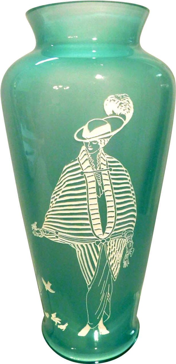 Fenton 1992 Connoisseur Collection Lmt Edition Sea - Vase (1264x1264), Png Download