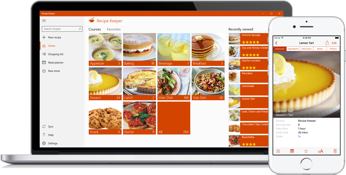 App Organize Recipes (1200x608), Png Download