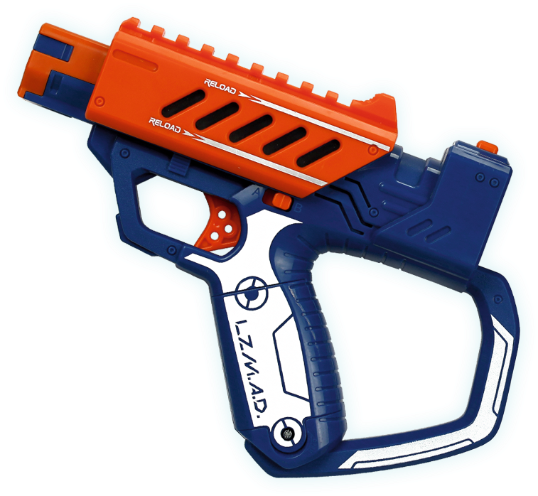 Pistola Naranja - Silverlit Lazer Mad Advance Battle Ops (1181x1181), Png Download