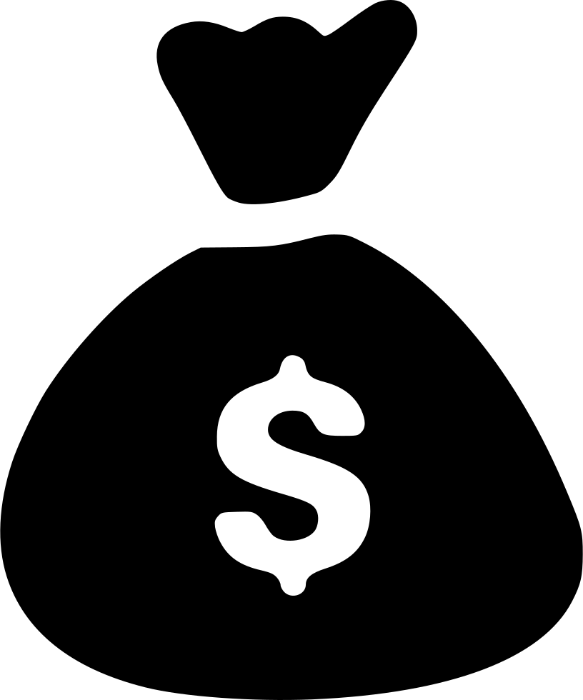 Money Bag Comments - Money Bag Icon Png (816x980), Png Download