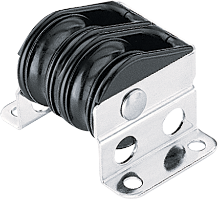 [hk-220] Harken 29 Mm Double Upright Lead Bullet Block - Harken (600x600), Png Download