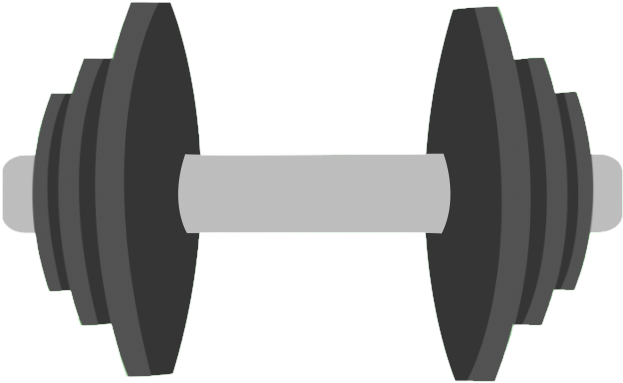 Barbell Icon - Dumbbell (800x800), Png Download