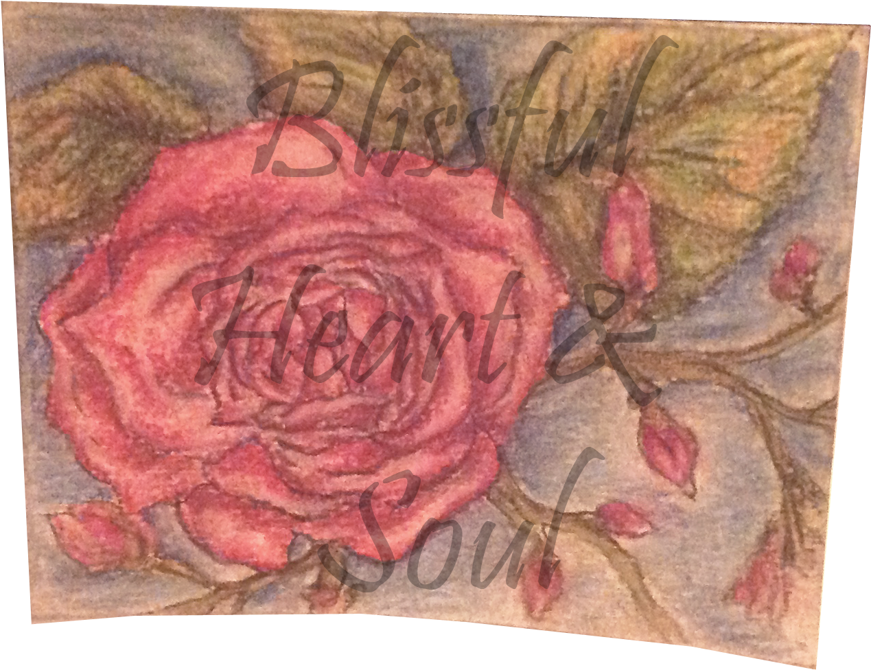 Rose Card - Hybrid Tea Rose (1326x1041), Png Download