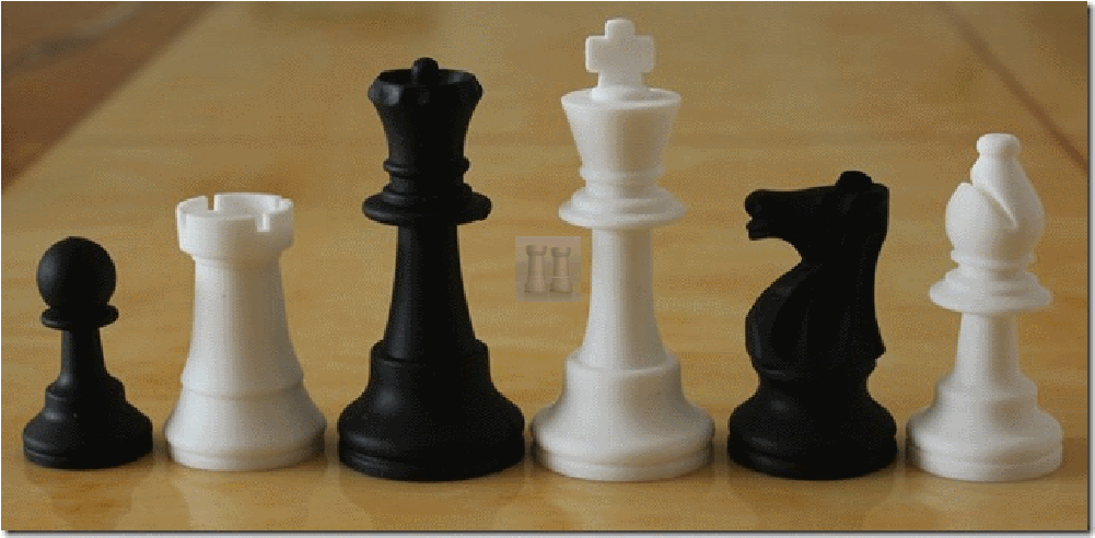 Tournament Size Silicone Chess Pieces - Scacchi In Silicone (1000x650), Png Download