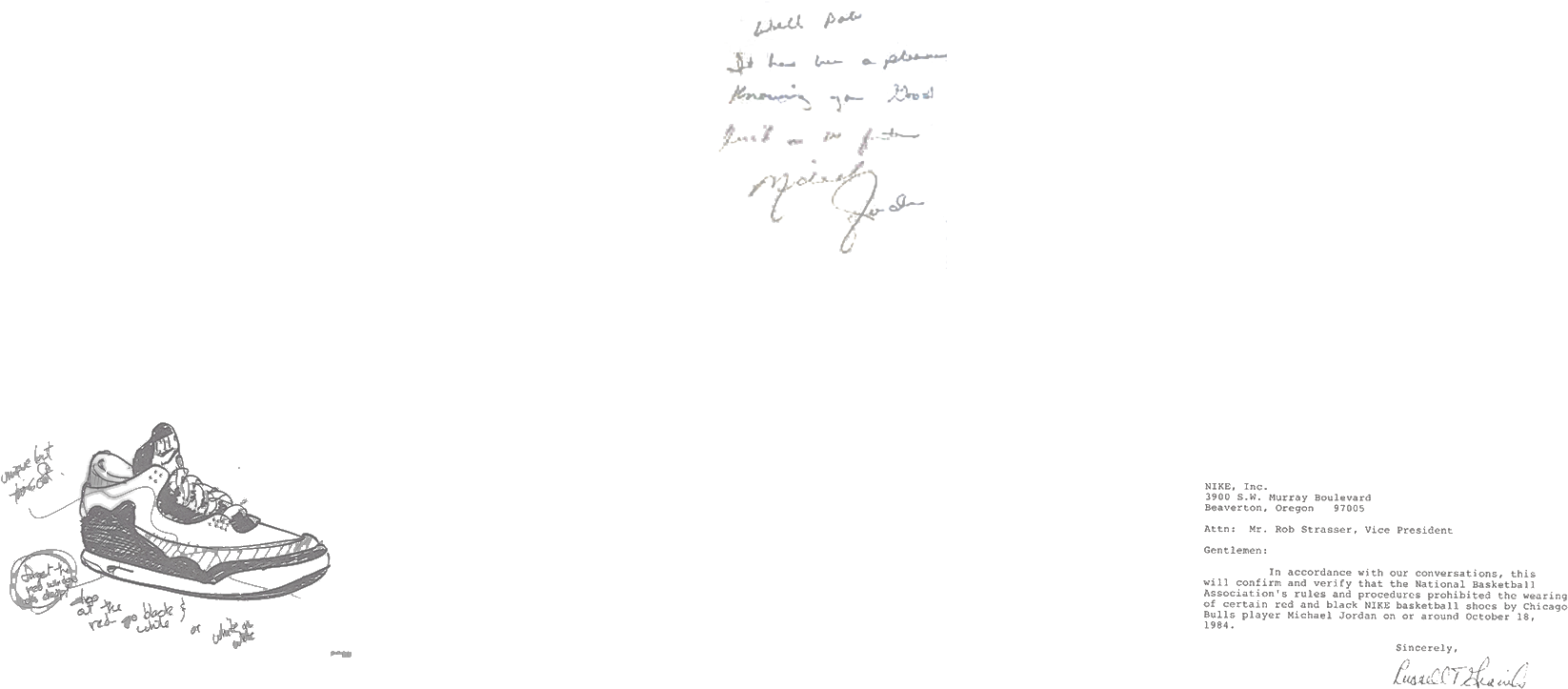 Changing The Game Both On And Off The Court, The Air - Handwriting (2020x800), Png Download