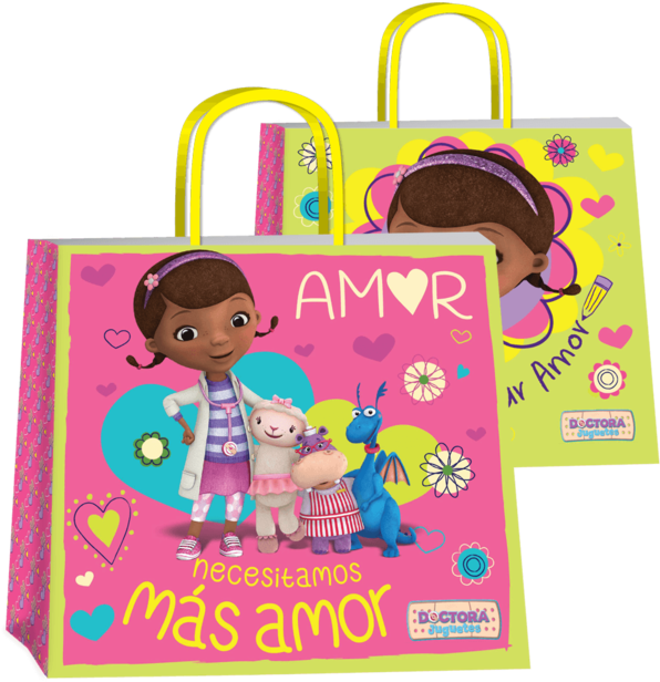 Bolsa Dra Juguetes 32x10x30 - Doc Mcstuffins (640x640), Png Download