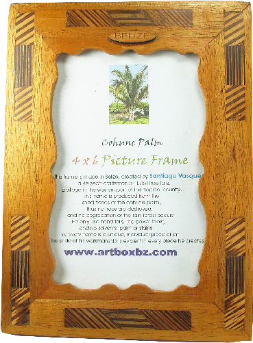 Cohune Palm Picture Frame - Rabbit (632x545), Png Download