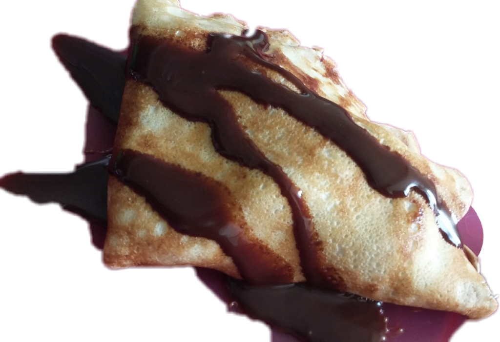 Crepe Sticker - Chocolate (1024x701), Png Download