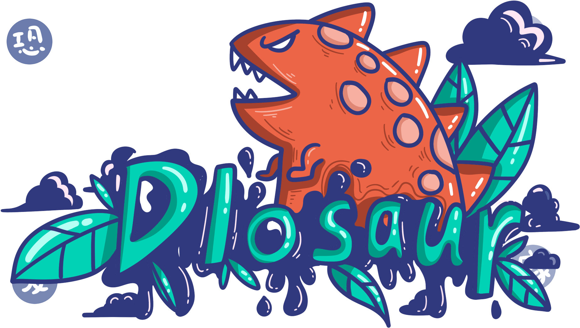 Cartoon Illustration Tidal Colored Png And Psd - Illustration (2000x2000), Png Download