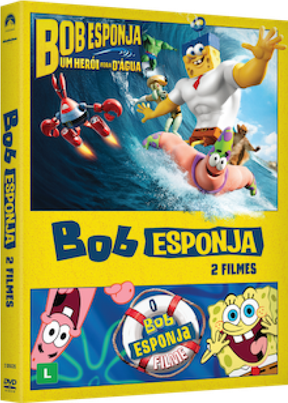 Dvd Bob Esponja - Spongebob Movie Out Of Water (800x800), Png Download
