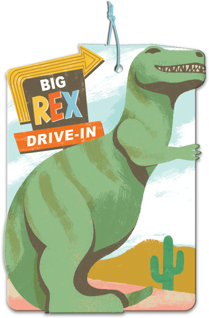 Dinosaur Air Freshener - Tyrannosaurus (1200x1200), Png Download