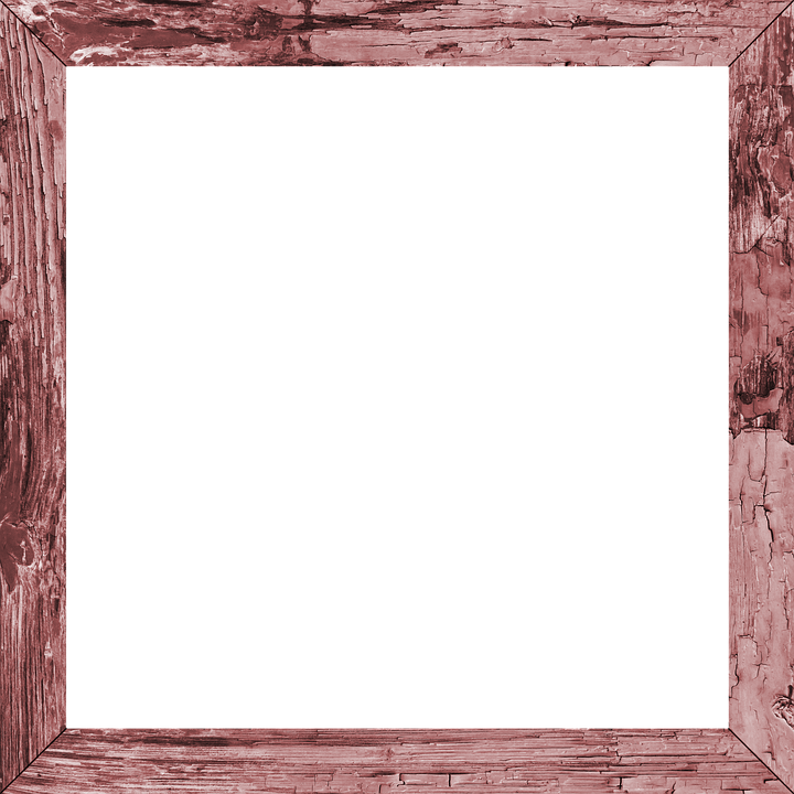 Wooden Frame, Wood, Frame, Photo, Window, Live, Grain - Recuadro De Madera Png (720x720), Png Download