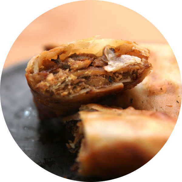 Bbq Chicken Samosa - Mince Pie (600x600), Png Download