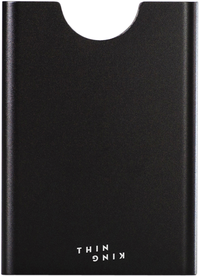 Thin King Gorditio Aluminium Card Case At Wallet Co - Leather (1000x1000), Png Download
