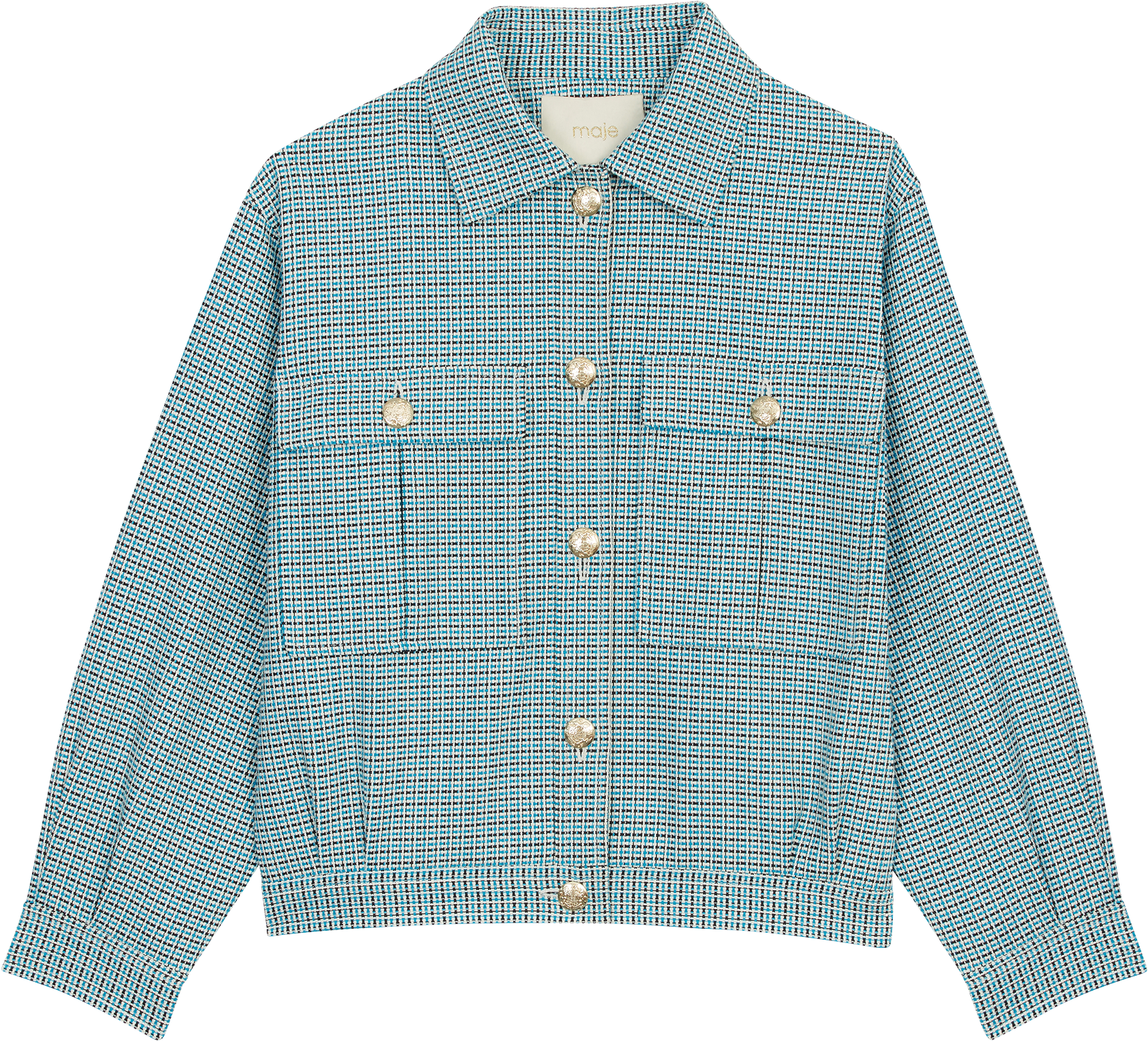 Tweed-style Biker Jacket (2000x2000), Png Download