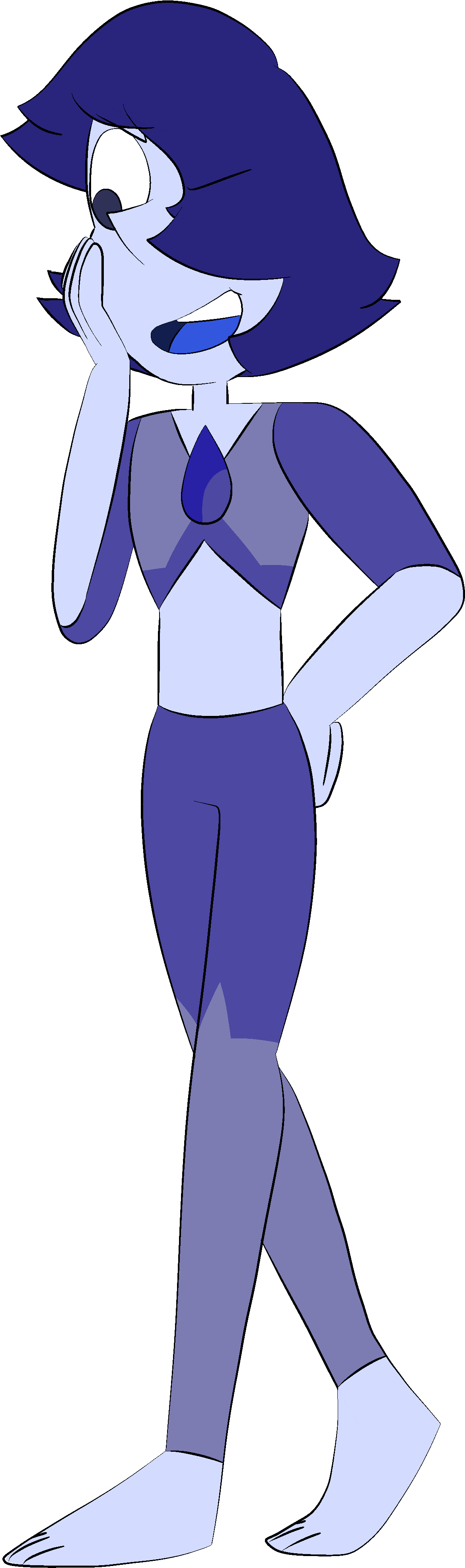 Lapis Lazuli - Cartoon (1216x3979), Png Download