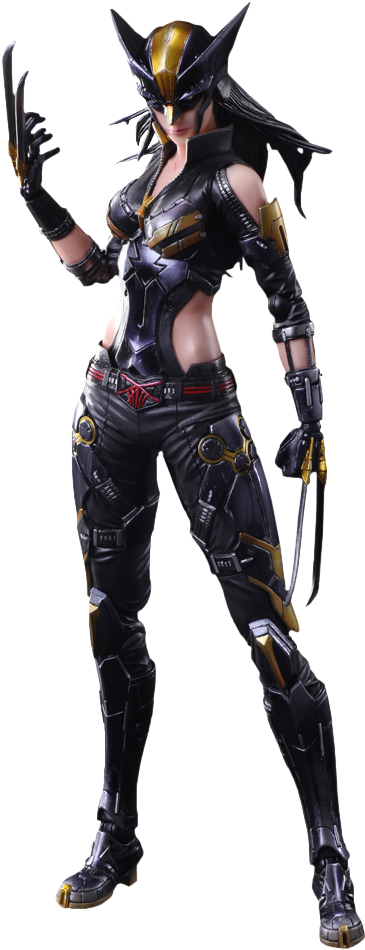 X 23 Variant Play Arts Kai 8” Action Figure - Play Arts Kai X 23 (400x970), Png Download