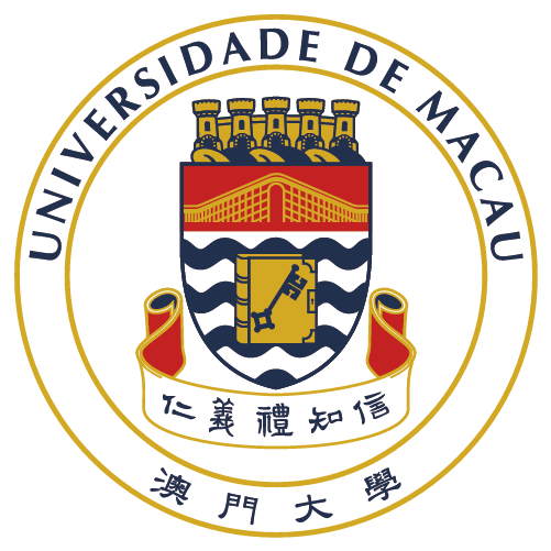 The Emblem Of The University Of Macau Features A Five-towered - University Of Macau Logo Png (568x568), Png Download