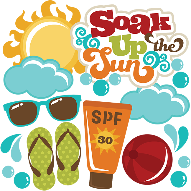 Soak Up The Sun Svg Files For Scrapbooking Sun Svg - Miss Kate Cuttables Pool Party (648x646), Png Download