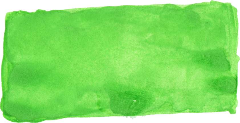 Free Download - Png Green Watercolor Banner (842x433), Png Download