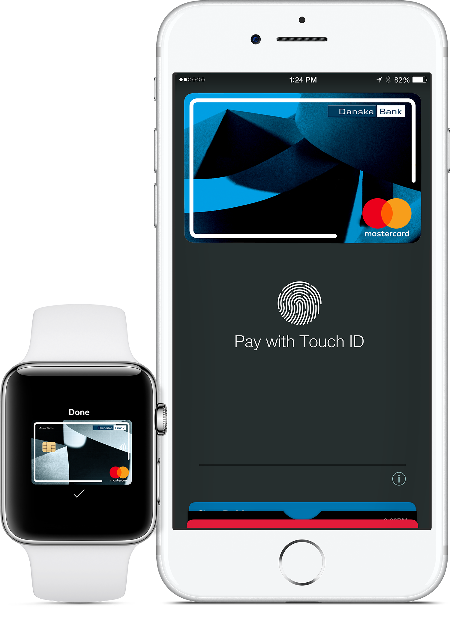 Apple Pay - Apple Pay Danske Bank (1500x2083), Png Download