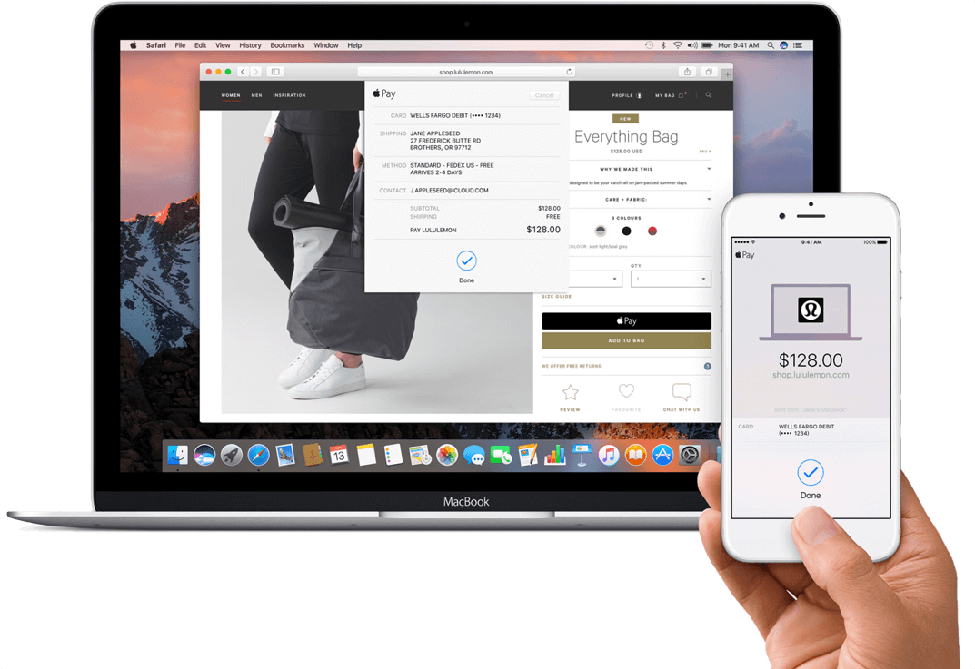And Last But Certainly Not Least, You Can Now Interact - Apple Pay Online (1100x762), Png Download