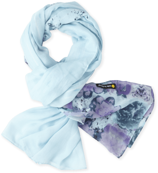 Graffiti Floral Garden Scarf - Scarf (570x570), Png Download