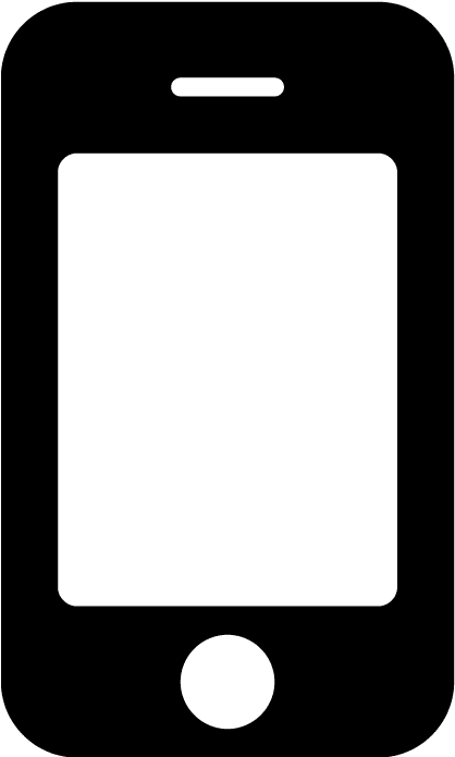 Testimonial - " - Mobile Icon Png Black (515x694), Png Download