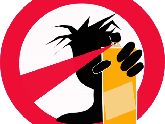Peace Sign Clipart Graffiti - Anti Graffiti (640x480), Png Download