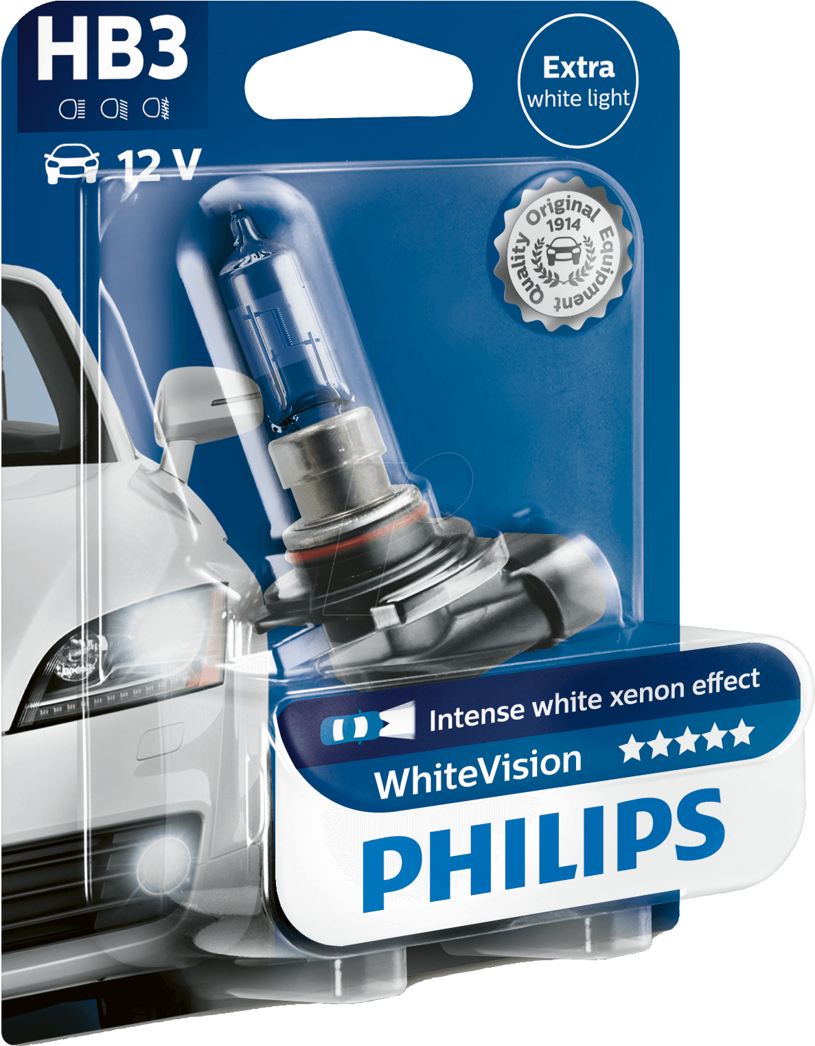 9005whvb1 - Philips Vision Plus 60 Hb4 (1285x1555), Png Download