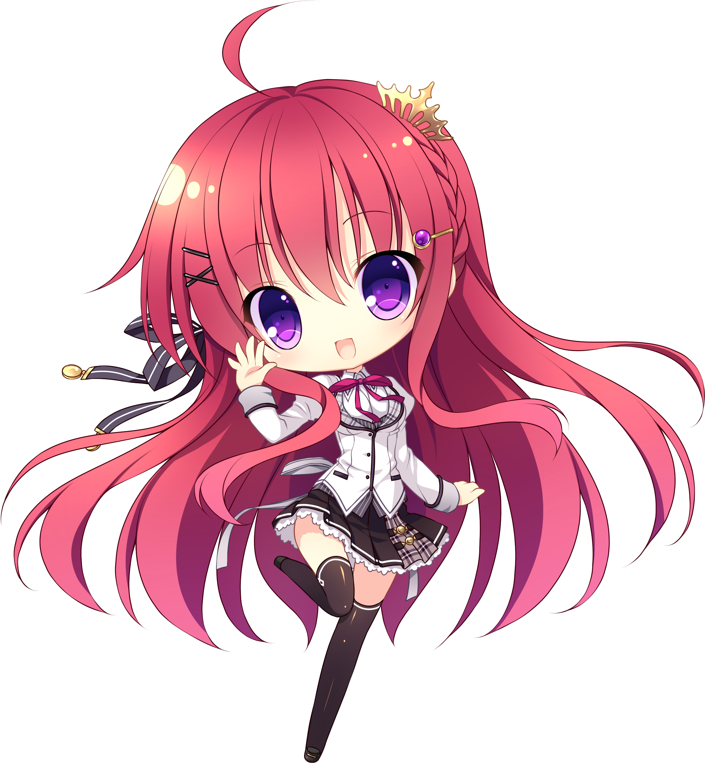 Danbooru - Rias Chibi (2700x2800), Png Download