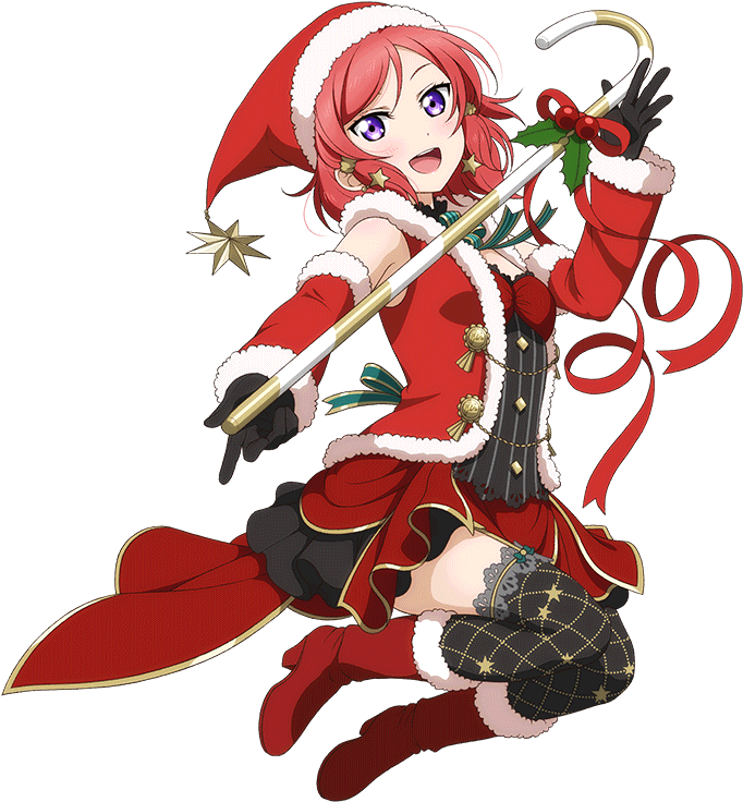Download Images - Maki Nishikino Christmas Transparent (1024x1024), Png Download