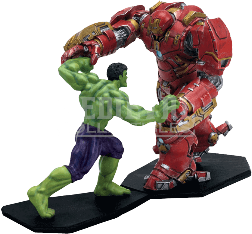 Hulk Vs Hulkbuster Age Of Ultron Metal Miniature Set - Hulkbuster Mini (850x850), Png Download
