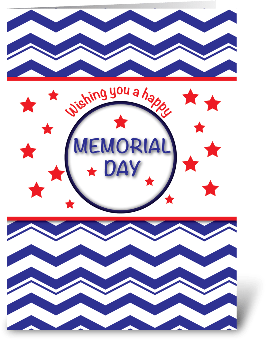Memorial Day, Patriotic Chevron Stripes - Baby Shower (1050x1188), Png Download