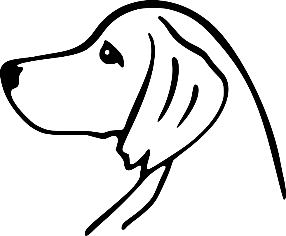 Png File Svg - Dog (980x808), Png Download