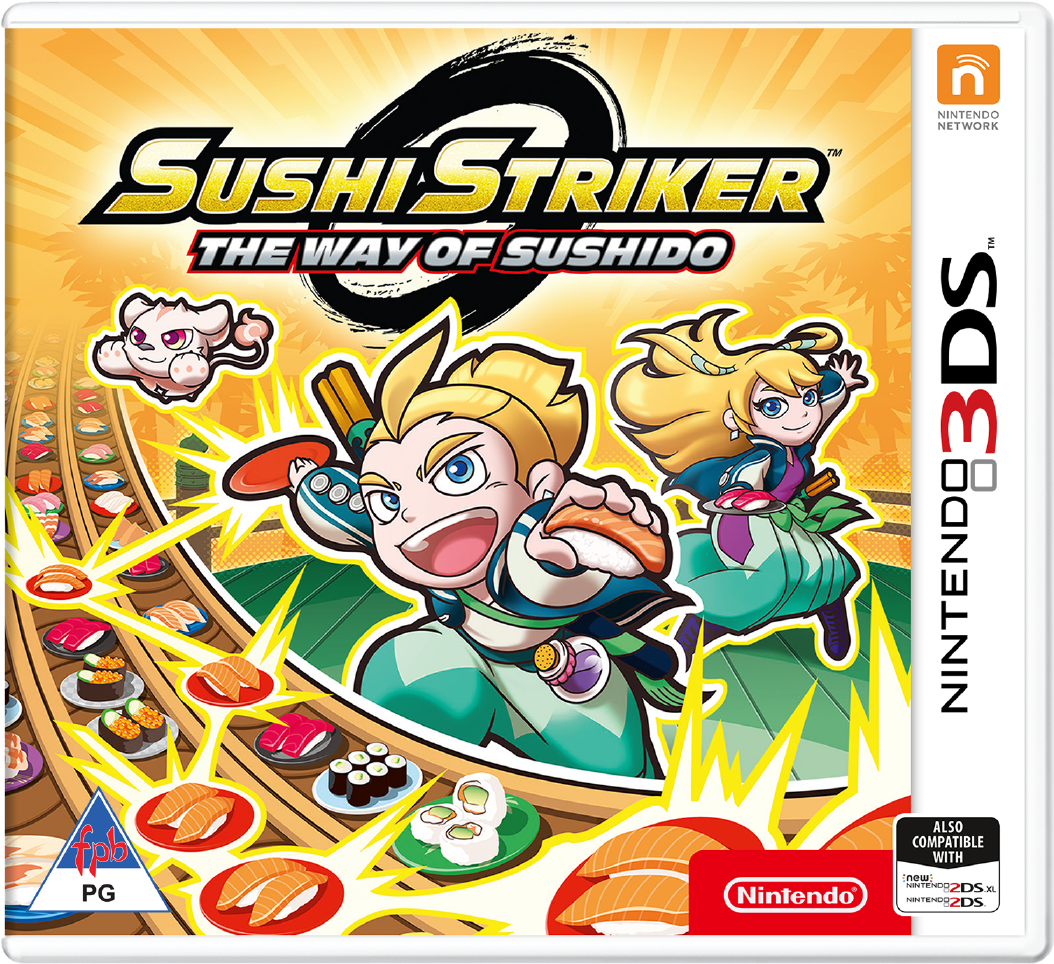 Travis Strikes Again - Sushi Striker The Way Of Sushido 3ds (1397x1371), Png Download
