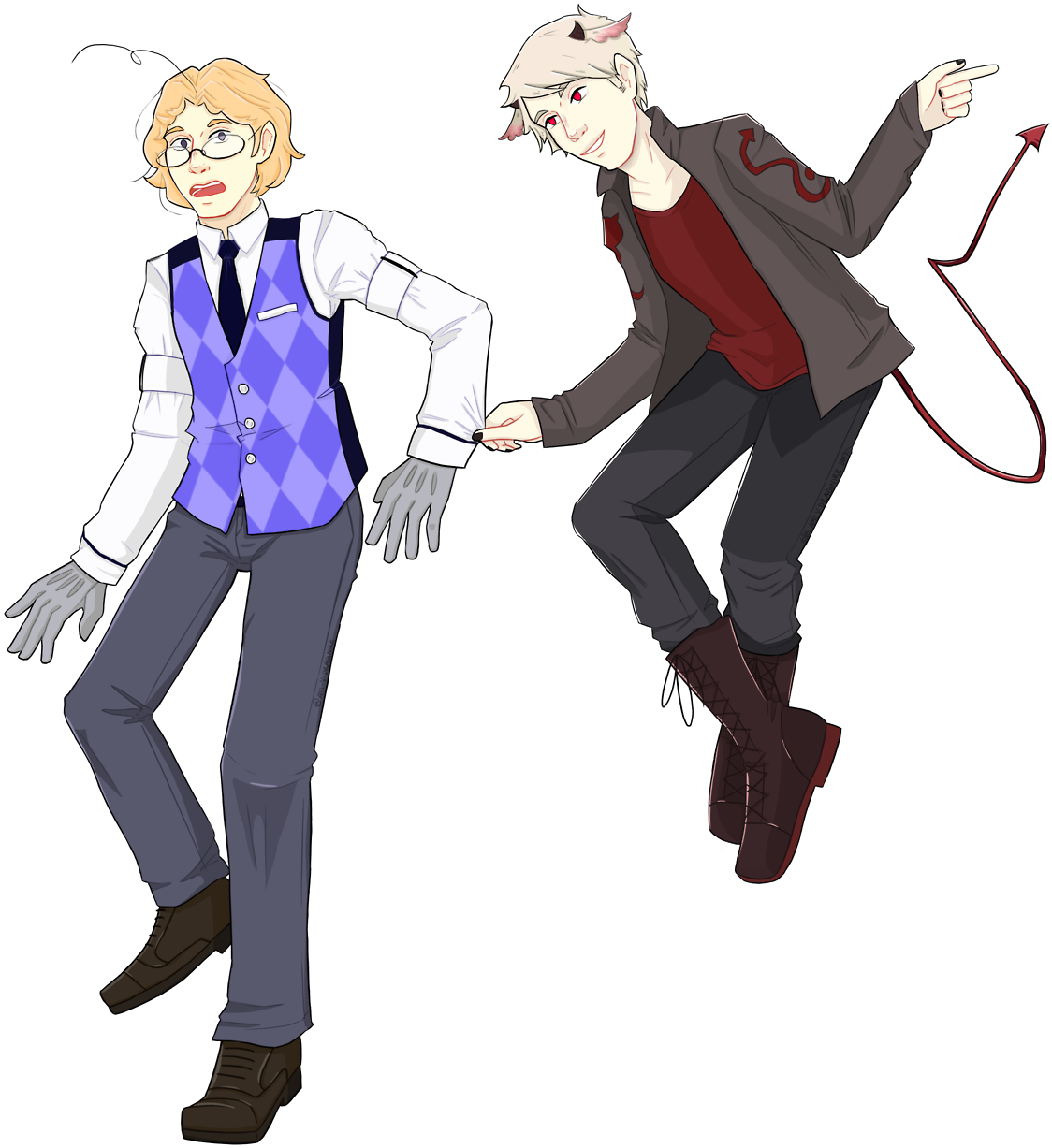 Ace Of Spades And Joker - Cartoon (1280x1317), Png Download