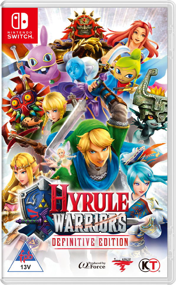 Travis Strikes Again - Hyrule Warriors Definitive Edition Case (1397x1371), Png Download