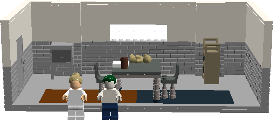 Harleen's Psychiatrist Room - Architecture (950x846), Png Download