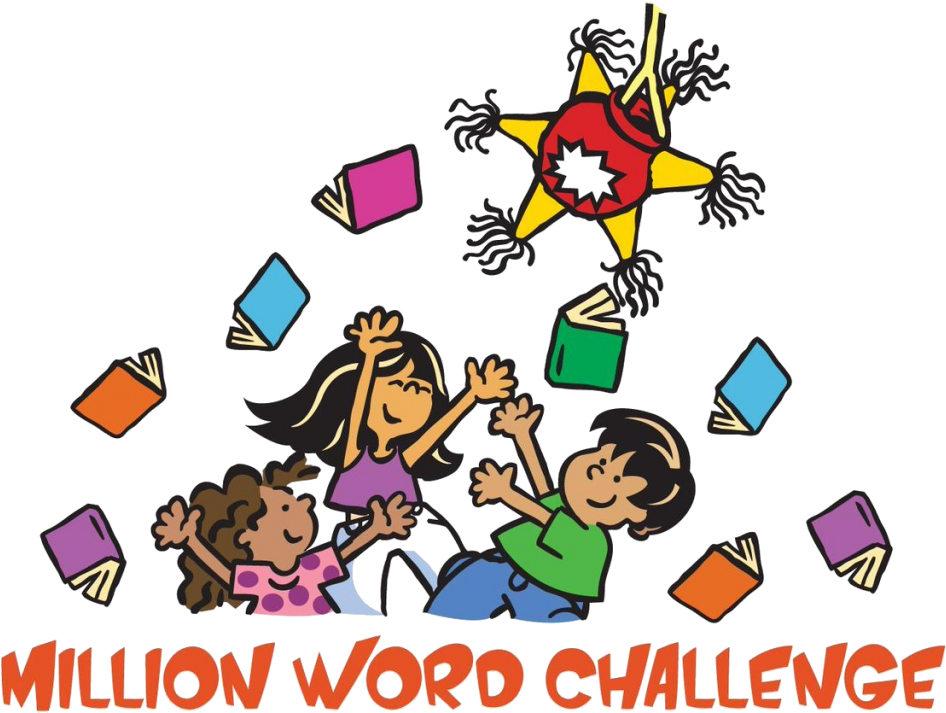 The Million Word Challenge Encourages Children, Preschool-12th (1024x771), Png Download